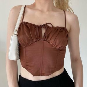 Brown Kylie and Kendall corset size s